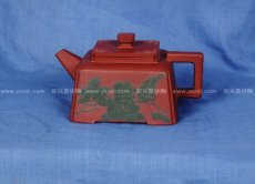 紫砂壶图片：四方抽角壶 - 美壶网