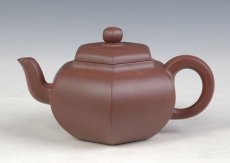 紫砂壶图片：六方鼓腹 - 美壶网