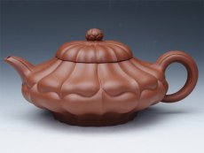紫砂壶图片：合菱（朱泥） - 美壶网
