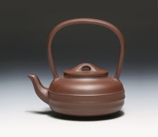 紫砂壶图片：云智提梁 - 美壶网