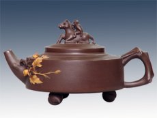 紫砂壶图片：马上封侯 - 美壶网