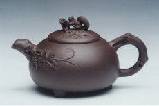 紫砂壶图片：陶趣（拼紫泥） - 美壶网