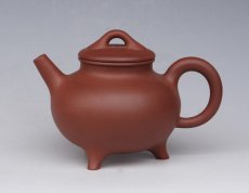 紫砂壶图片：三足鼎 - 美壶网