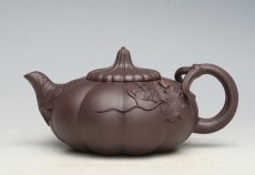 紫砂壶图片：扁南瓜 - 美壶网