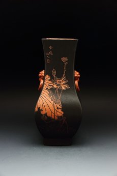 紫砂壶图片：小花瓶 - 美壶网