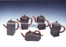 紫砂壶图片：长方形的舞姿 - 美壶网