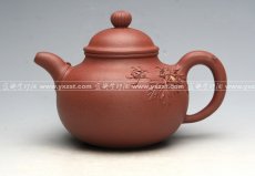 紫砂壶图片：祝寿全手工制作底槽清 拷贝 - 美壶网