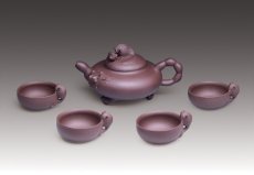 紫砂壶图片：金鱼套壶 - 美壶网