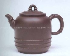 紫砂壶图片：雅竹壶 - 美壶网