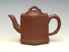 紫砂壶图片：六方竹节 - 美壶网