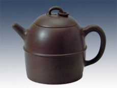 紫砂壶图片：穿顶云足 - 美壶网