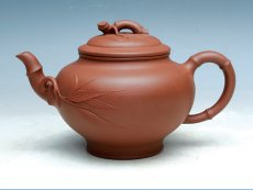 紫砂壶图片：笑樱竹节壶 - 美壶网