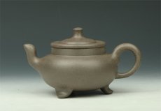 紫砂壶图片：三角炉鼎 - 美壶网