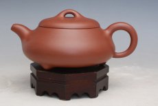 紫砂壶图片：扁石瓢 - 美壶网