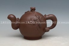 紫砂壶图片：松鼠葡萄 - 美壶网