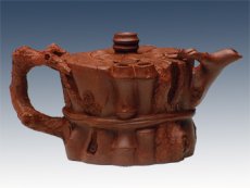 紫砂壶图片：束柴三友壶 - 美壶网