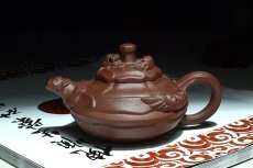 紫砂壶图片：小风卷葵 - 美壶网