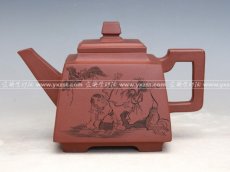 紫砂壶图片：福在门前 - 美壶网