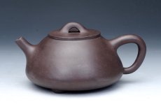 紫砂壶图片：石瓢壶 老紫泥 - 美壶网
