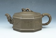 紫砂壶图片：八方竹段 - 美壶网