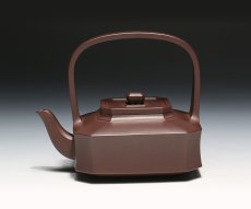 紫砂壶图片：八方提梁 - 美壶网