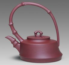 紫砂壶图片：成竹提梁 - 美壶网