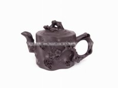 紫砂壶图片：黑梅桩 - 美壶网