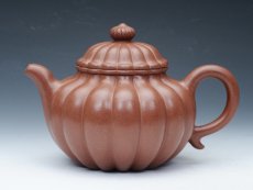 紫砂壶图片：筋囊掇球 1200CC - 美壶网