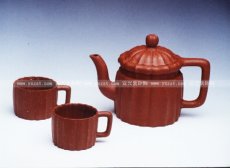 紫砂壶图片：菱花套壶 - 美壶网