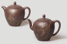 紫砂壶图片：四大美人之西施浣纱、昭君出塞 - 美壶网