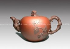 紫砂壶图片：松鼠葡萄 - 美壶网