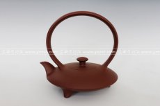 紫砂壶图片：合欢提梁 - 美壶网