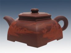 紫砂壶图片：扁六方 - 美壶网