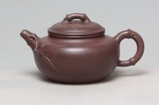 紫砂壶图片：竹福壶 - 美壶网