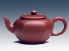 紫砂壶图片：六棱圆壶 - 美壶网