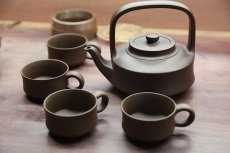 紫砂壶图片：题壁套组 - 美壶网