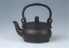 紫砂壶图片：双龙提梁 - 美壶网