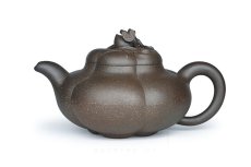 紫砂壶图片：上合桃壶窑变 - 美壶网