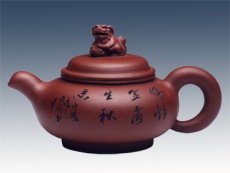 紫砂壶图片：戏狮壶 - 美壶网