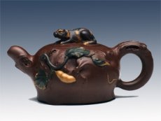 紫砂壶图片：农家福 - 美壶网