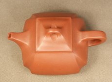 紫砂壶图片：抽角石瓢 - 美壶网