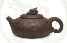 紫砂壶图片：蝉鸣树瘿壶 - 美壶网