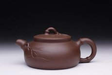 紫砂壶图片：竹韵壶 - 美壶网