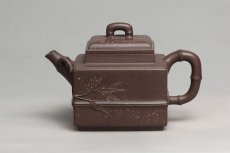 紫砂壶图片：长方竹节 - 美壶网