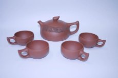 紫砂壶图片：五件飞翔茶具 - 美壶网