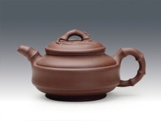 紫砂壶图片：双线竹鼓 - 美壶网