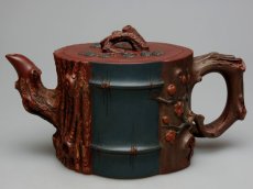 紫砂壶图片：松竹梅 340cc - 美壶网