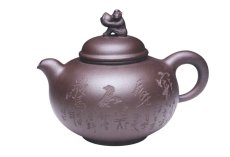 紫砂壶图片：猴缘壶 - 美壶网