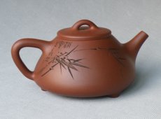 紫砂壶图片：子冶石瓢壶 - 美壶网