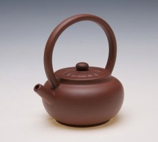 紫砂壶图片：花盖提梁 - 美壶网